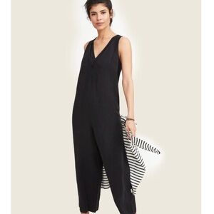 Hatch Maternity Back in The Game Nursing Jumpsuit in Black